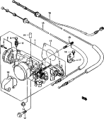 suzuki 101660 КОРПУС ДРОССЕЛЬНЫХ ЗАСЛОНОК (DOHC)