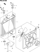 suzuki 110009 РАДИАТОР (TYPE 2:MT)