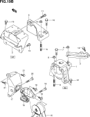 suzuki 116010 ОПОРА ДВИГАТЕЛЯ (K12B:AT)