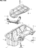 suzuki 147367 ПОДДОН КАРТЕРА (K12B)