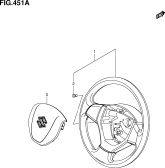 suzuki 147042 РУЛЕВОЕ КОЛЕСО (N/SWITCH)