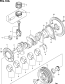 suzuki 153054 КОЛЕНВАЛ (TYPE 3:K12B)