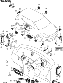 suzuki 153544 CONTROLE ELECTRIQUE  (TYPE 1:RHD:SPORT)