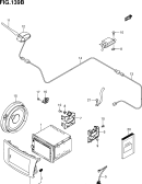 suzuki 153806 AUDIO  (W/TUNER:W/NAVI:TYPE 3:E24)