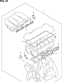 suzuki 153424 КОМПЛЕКТ ПРОКЛАДОК ДВИГАТЕЛЯ (TYPE 3:K12B)