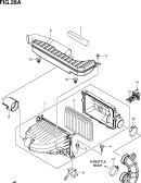suzuki 153814 ВОЗДУШНЫЙ ФИЛЬТР (TYPE 3:K12B,K14B)