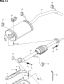 suzuki 153346 ГЛУШИТЕЛЬ (GC416T:E05,E43,E85,E96)