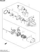 suzuki 215 STARTING MOTOR (SEE NOTE)