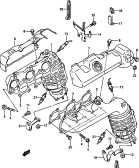 suzuki 32615 ВЫПУСКНОЙ КОЛЛЕКТОР