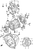 suzuki 33342 MT КАРТЕР КПП (MT:01,02 MODEL)