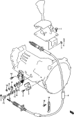 suzuki 33362 УПРАВЛЕНИЕ ПЕРЕКЛЮЧЕНИЕМ ПЕРЕДАЧ (AT:~JS3TY92V 14106520, ~JS3TX92V 14117617)