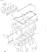 suzuki 88946 КОМПЛЕКТ ПРОКЛАДОК ДВИГАТЕЛЯ (JB416X)