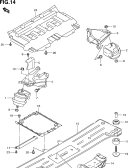 suzuki 24686 MOTOR HALTERUNG  (JB424X)