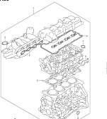suzuki 89094 MOTORDICHTUNGSSATZENGINE GASKET SET  (JB424X)