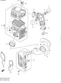 suzuki 24954 LUFTFILTER  (JB424X)