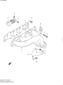 suzuki 24957 EXHAUST MANIFOLD (JB416X)
