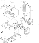 suzuki 25577 ЗАДНЯЯ ПОДВЕСКА