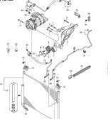 suzuki 26053 KLIMA LEITUNG (RHD:JB419WD) 