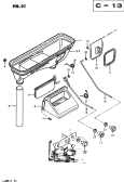 suzuki 24767 COWL VENTILATOR 