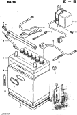 suzuki 24781 BATTERIE - REGULATEUR 