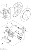 suzuki 455 HINTERRAD BREMSE 