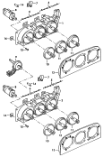 vw 819040 Регулятор приточной вентиляции и отопителя с выключателем