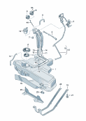 vw 201015 Бак, топливный