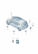 vw 853050 Эмблема. Надписи