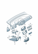 vw 857010 Детали, встроен. в пан. приб.