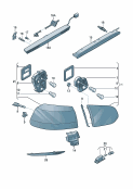 vw 945000 Задний фонарь. ------------------------------. Светодиодный задний фонарь.        см. панель иллюстраций:. ------------------------------