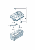 vw 103074 Защ. кожух впускн. коллектора. Вентиляция для крышки головки блока