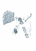 vw 115031 Кронштейн масляного фильтра. Фильтр, масляный