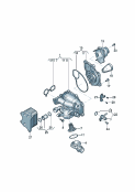 vw 121001 Насос системы охлаждения. Термостат