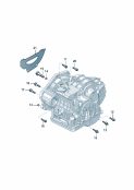 vw 300087 Детали крепления для двигателя и КП. для 6-ступенчатой АКП.    для букв. обозн. двигателя:. D - 01.02.2012>> - 01.04.2013