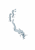 vw 819086 coolant pipe