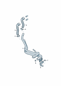 vw 819086 Трубопровод системы охлаждения