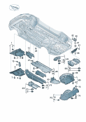 vw 825010 Шумоизоляция. Нижняя защита