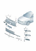 vw 853000 radiator grille