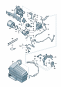 vw 131040 exhaust gas recirculation. vacuum system