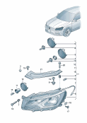 vw 941000 Двойная галогенная фара