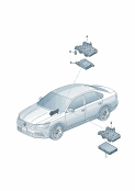 vw 959047 БУ памяти положений подушки и спинки сиденья