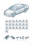 vw 971090 Центральный жгут.                       Область: