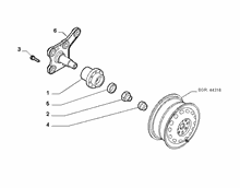 abarth  REAR FUSE AND HUB