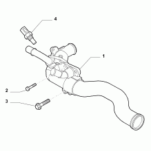alfa-romeo  THERMOSTAT AND WATER PIPES