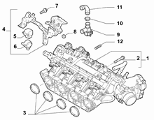 alfa-romeo  INTAKE MANIFOLD AND BUTTERFLY CLIPS