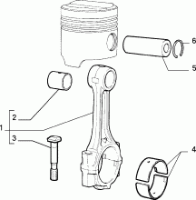 alfa-romeo  CONNECTING RODS AND PISTONS