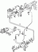 audi 85010 Усилитель тормозного привода (гидравлич.), ресивер и соединительные детали