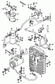 audi 260061 a/c condenser. fluid container with connecting parts.               for refrigerant:. F 8G-P-002 902>>*