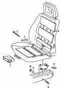 audi 963010 Нагревательный элемент. для автомобилей с. Подушка сиденья и спинка с обогревом