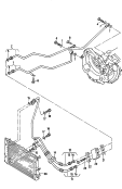 audi 317010 Напорный маслопровод для охлаждения масла коробки передач. для механической КП